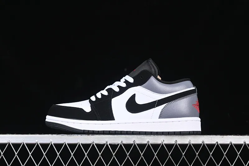 All categories Air Jordan Jordan series basketball shoes Air Jordan 1 Low Air Jordan 1 Low AJ1 Joe 1 gray white black hook low-top cultural casual sneakers HF3148-106